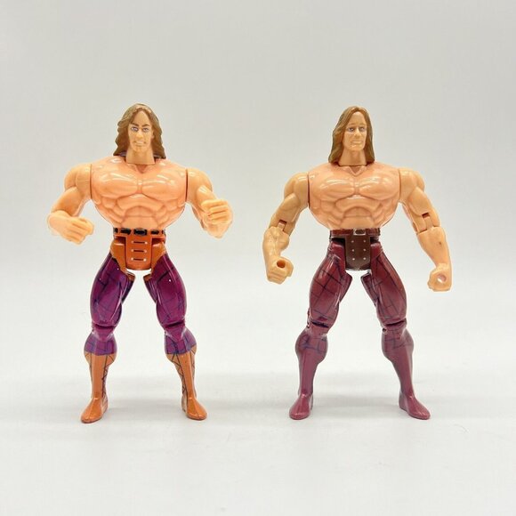 Hercules Action Figure Lot Of 2 Toy Kids Play Arnold - Picture 1 of 3